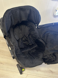 Leatherette Faux Fur Car Seat Set