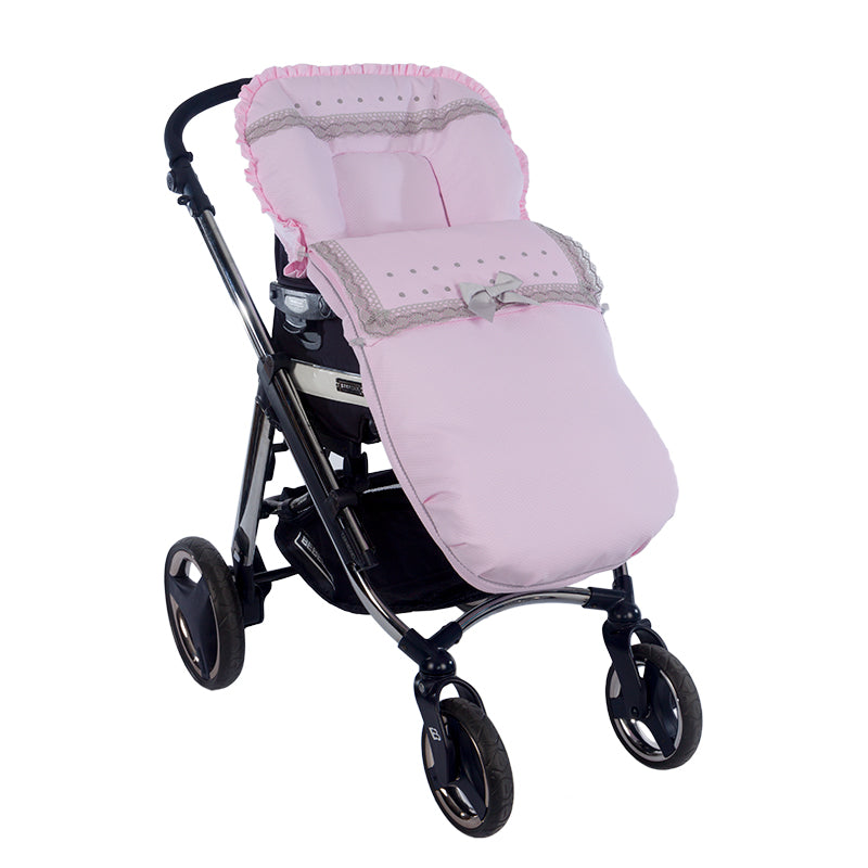Cosy Toes Pink Pushchair Liner Premium Footmuff Compatible With