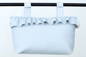 Leatherette Flounce Bag