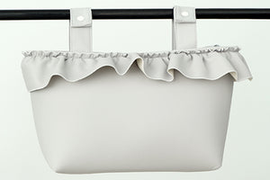 Leatherette Flounce Bag
