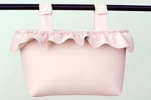 Leatherette Flounce Bag