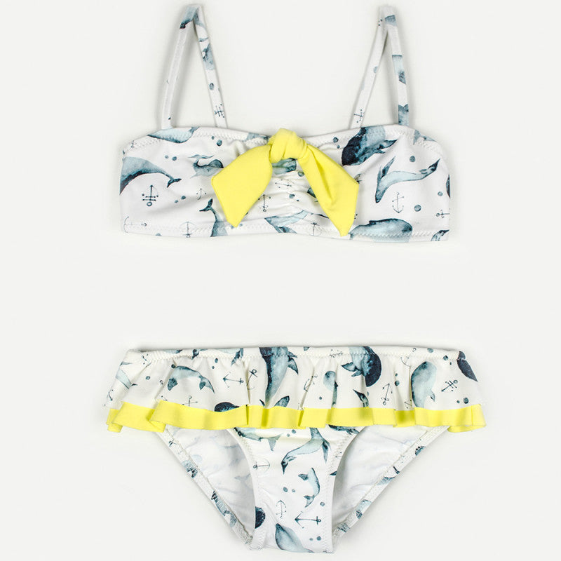 Whale Printed Bikini